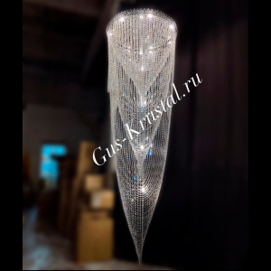 Люстра Водоворот Длинный в интерьере